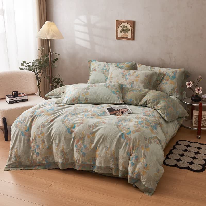 Refresh Botanical Cotton Bedding Set(4PCS) - image 1