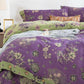 Peony Cotton Gauze Button Bedding Set(4PCS) - image 4