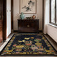 Vintage Floral & Bird Foldable Area Rug - image 1