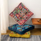 Moroccan Floor Chair Cushion With Tie Straps - image 2