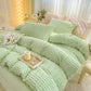 Solid Color Textured Plush Bedding Set - image 17