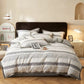 Artistic Style Striped Jacquard Plush Bedding - image 5