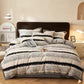 Artistic Style Striped Jacquard Plush Bedding - image 1