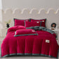 Reversible Warm Plush Bedding Set(4PCS) - image 1
