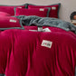 Reversible Warm Plush Bedding Set(4PCS) - image 4