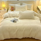 Wavy Stripe Jacquard Plush Bedding Set - image 4