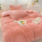 Solid Color Textured Plush Bedding Set - image 8