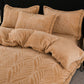 Leaf-inspired Textured Plush Bedding Set(4PCS) - image 5