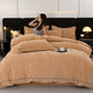 Leaf-inspired Textured Plush Bedding Set(4PCS) - image 6