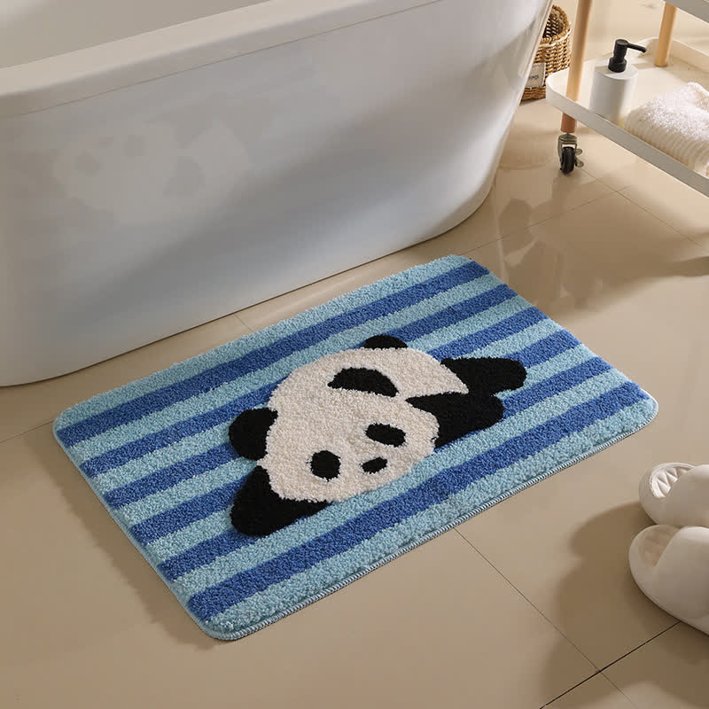 Cartoon Animal Pattern Non-slip Bath Mat - Panda - 19"W x 31"L - image 3