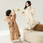 Bear Ear Hooded Button Plush Child Robe - image 2