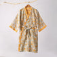 Ginkgo Biloba Cotton Gauze Kimono Robe - image 46