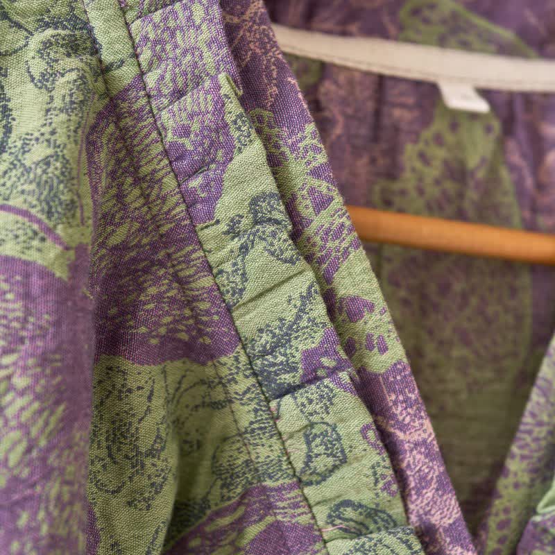 Elegant Butterfly Ruffled Cotton Nightdress - image 12