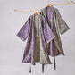 Botanical Plant Cotton Gauze Kimono Robe - image 1