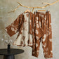 Large Ginkgo Leaf Cotton Kimono Pajamas - image 8