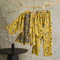 Ownkoti Ginkgo Cotton Gauze Kimono Loungewear Set - Light Yellow - XL - image 7