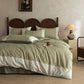 Sage Green Linen-Cotton Toile Bedding Set(4PCS) - image 0