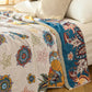 Retro Floral Pure Cotton Reversible Quilt - image 2