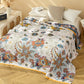 Retro Floral Pure Cotton Reversible Quilt - image 1