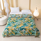 Abstract Art Leaf Cotton Gauze Quilt - image 1