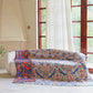 Vintage Bird Cotton Gauze Tassel Blanket - image 2