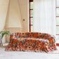 Blooming Sunflower Cotton Tassel Blanket - image 1