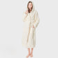 Ownkot Soild Color Unisex Absorbent Hooded Robe - Beige - One size - image 6