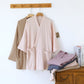 Unisex Minimalist Cotton Gauze Kimono Loungewear - image 1