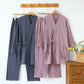 Unisex Minimalist Cotton Gauze Kimono Loungewear - image 2