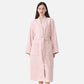 Ownkot Quick-drying Waffle Weave Cotton Spa Bathrobe - Light Pink - One size - image 10