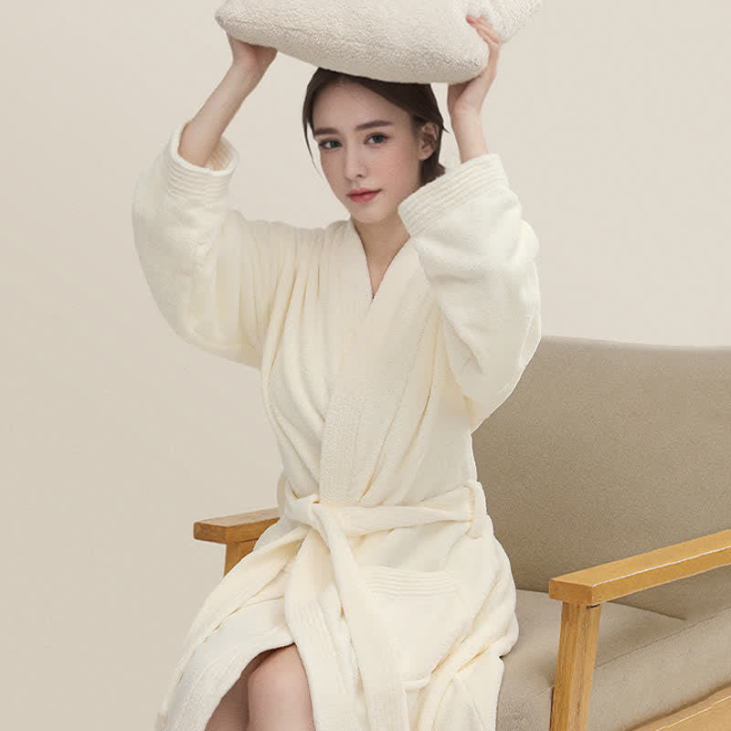 Ownkot Unisex Cozy Hotel & Spa Terry Cloth Robe - image 2