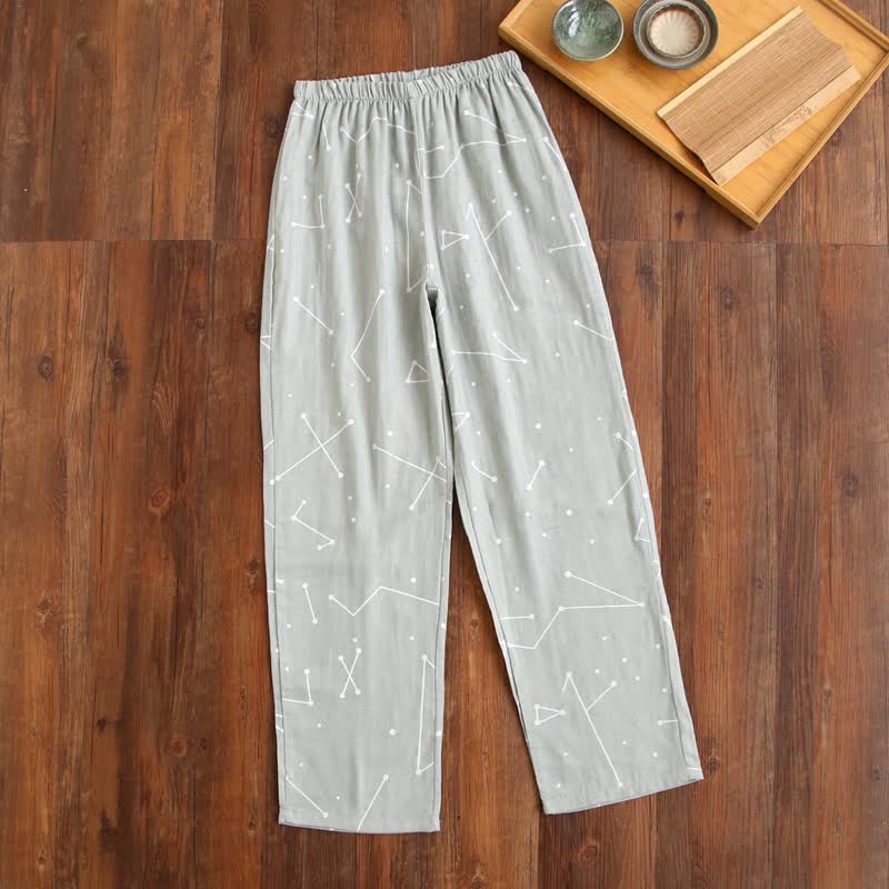 Couple Matching Line Cotton Kimono Loungewear - image 13