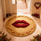 Red Lip 3D Effect Rug - image 1