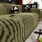 Thick Plush Chenille Stripe Sofa Cover - image 1