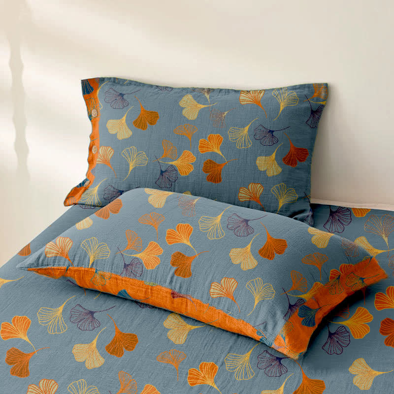 Ginkgo Biloba Cotton Jacquard Sheet Bedspread - image 2