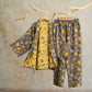 Ownkoti Ginkgo Cotton Gauze Kimono Loungewear Set - Dark Grey - XL - image 5