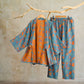 Ownkoti Ginkgo Cotton Gauze Kimono Loungewear Set - Blue - XL - image 3