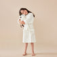Solid Waffle Weave Cotton Child Bathrobe - image 3