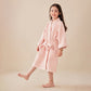 Solid Waffle Weave Cotton Child Bathrobe - image 6