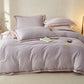 Waffle Textured  Reversible Plush Bedding Set(4PCS) - image 10