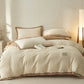 Waffle Textured  Reversible Plush Bedding Set(4PCS) - image 8