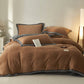 Waffle Textured  Reversible Plush Bedding Set(4PCS) - image 16