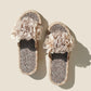 Chiffon Floral Linen House Slippers - image 14