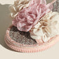 Chiffon Floral Linen House Slippers - image 4