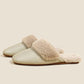 Simple Solid Plush House Slippers - image 2
