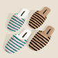 Striped Plush Warm House Slippers - image 1