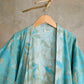 Weekend Escapades Natural Leaf Cotton Gauze Kimono Robe - image 4