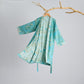 Weekend Escapades Natural Leaf Cotton Gauze Kimono Robe - image 3