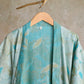 Weekend Escapades Natural Leaf Cotton Gauze Kimono Robe - image 10