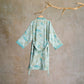 Weekend Escapades Natural Leaf Cotton Gauze Kimono Robe - image 8